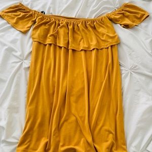 Off the shoulder summer dress